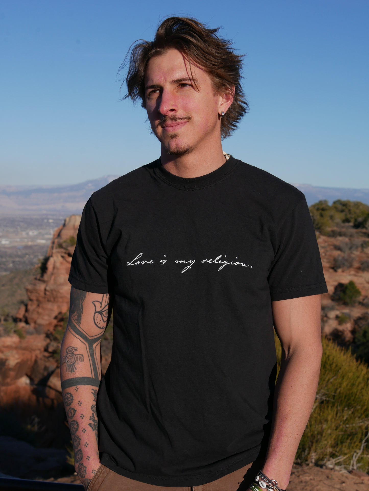 LOVE IS MY RELIGION SHIRT